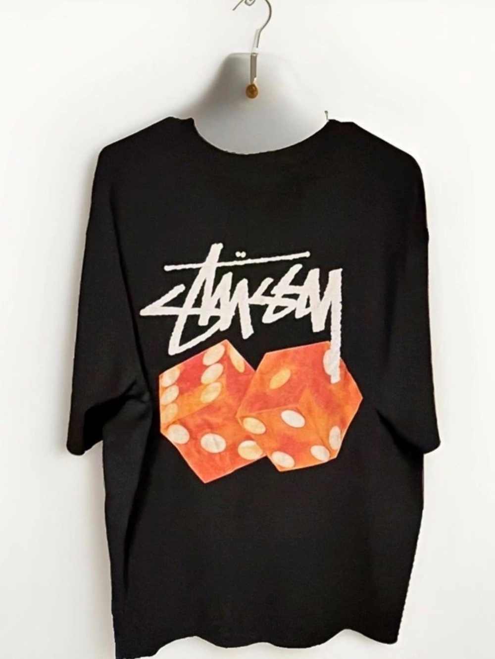Stussy Fuzzy Diced Out Tee Black